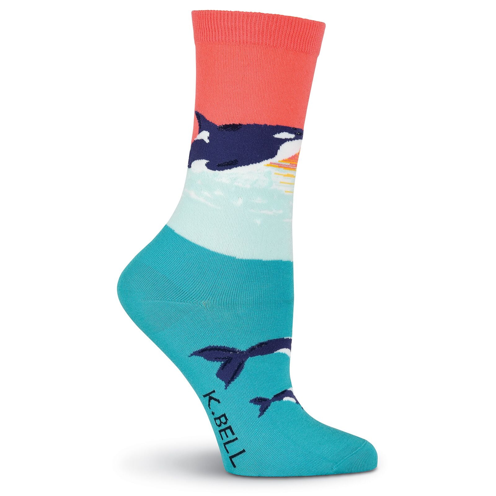 Orca Whale Crew Socks