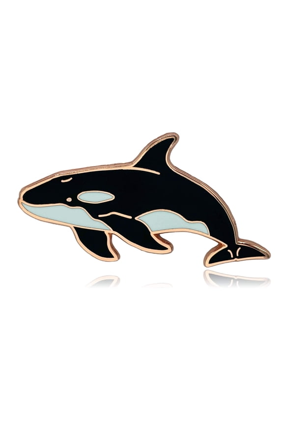 Orca Whale Enamel Pin | Clayton Jewelry Labs