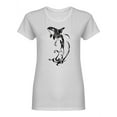 thumbnail image 1 of Orca Whale Tattoo Design Shaped T-Shirt Women -Image by Shutterstock, Female XX-Large, 1 of 2