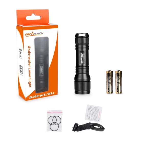 OrcaTorch D560-GL Green Laser