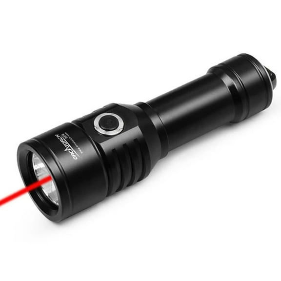 OrcaTorch D570-RL 1000 Lumens Red Laser Dive Light