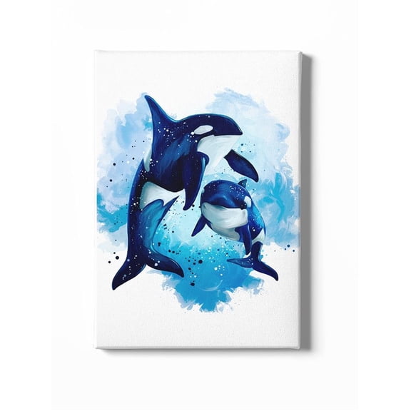 Orcas 20x30 Canvas -Image by Shutterstock,
