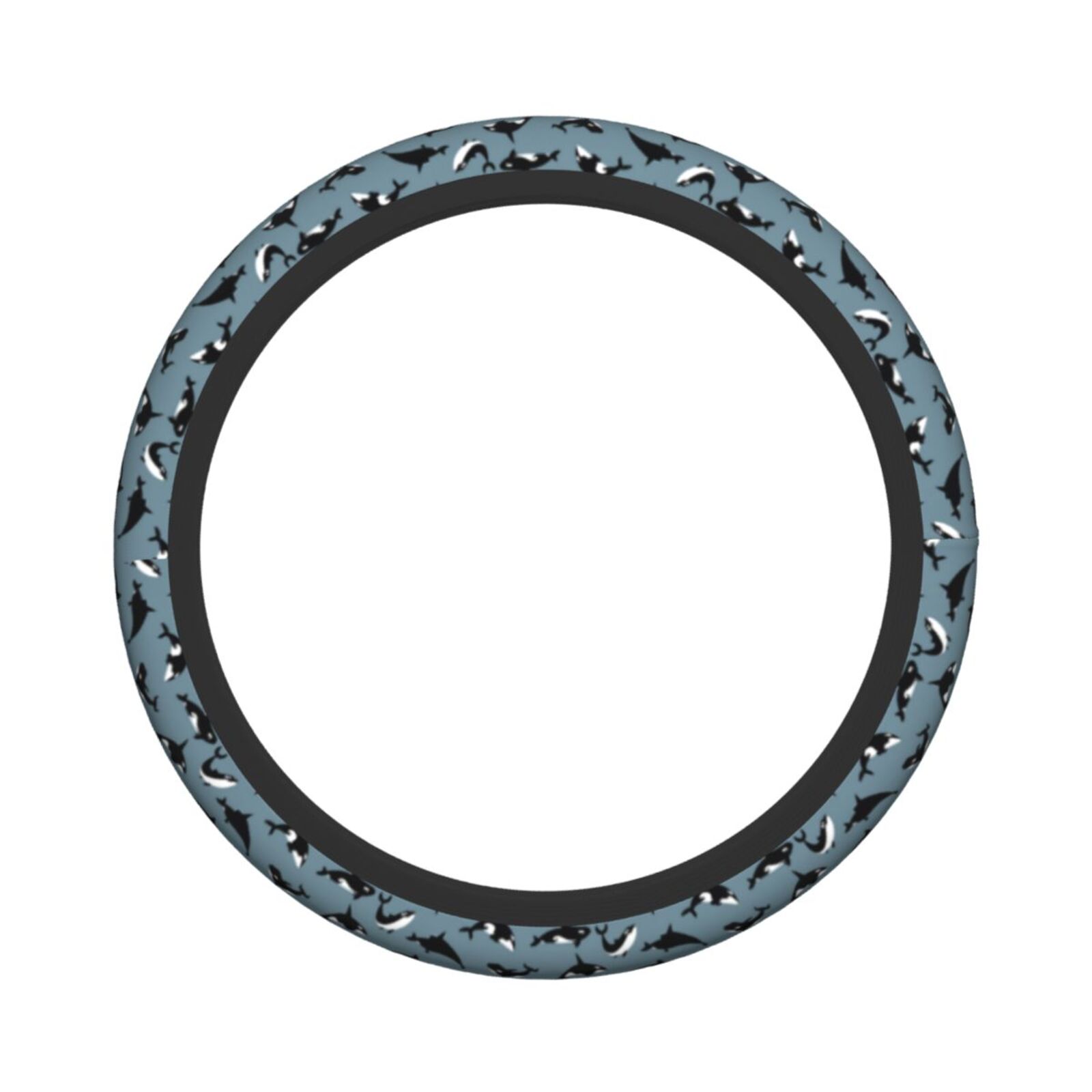 Orcas Gray Steering Wheel Cover for Women Men Universal Fit Breathable