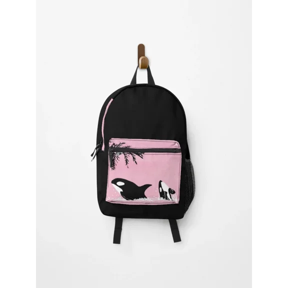 Orcas & Western Red Cedar Backpack, Killer Whale Backpacks, Back To School Backpack