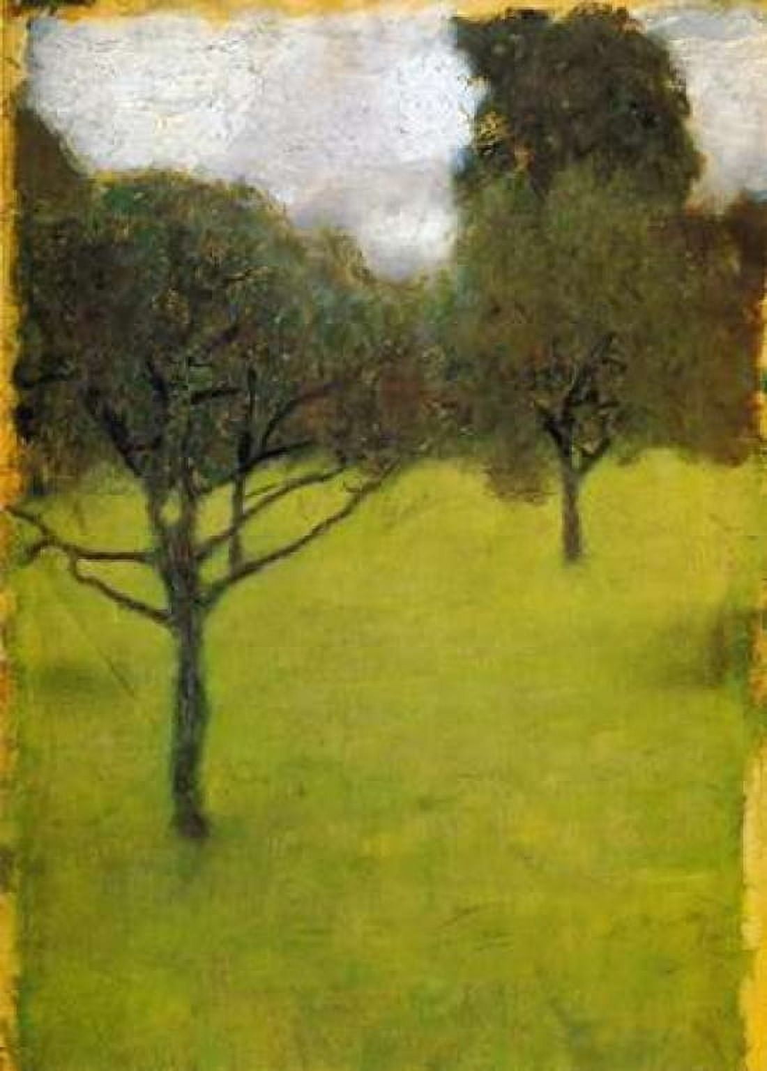 Orchard 1898 Canvas Art - Gustav Klimt (20 x 28)