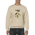 thumbnail image 1 of Orchard And Birds Sweatshirt Men -Alexander Wilson Designs, Male Small, 1 of 4