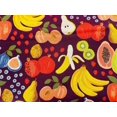 thumbnail image 1 of Orchard-Fruit Stand-Burgundy Fabric-Rifle Paper Co, 1 of 5