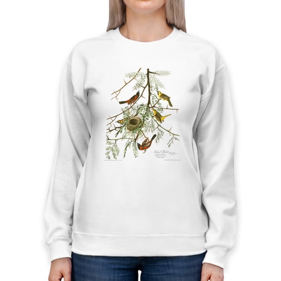 Orchard Oriole. Sweatshirt Women -John James Audubon Designs, Female x-Large