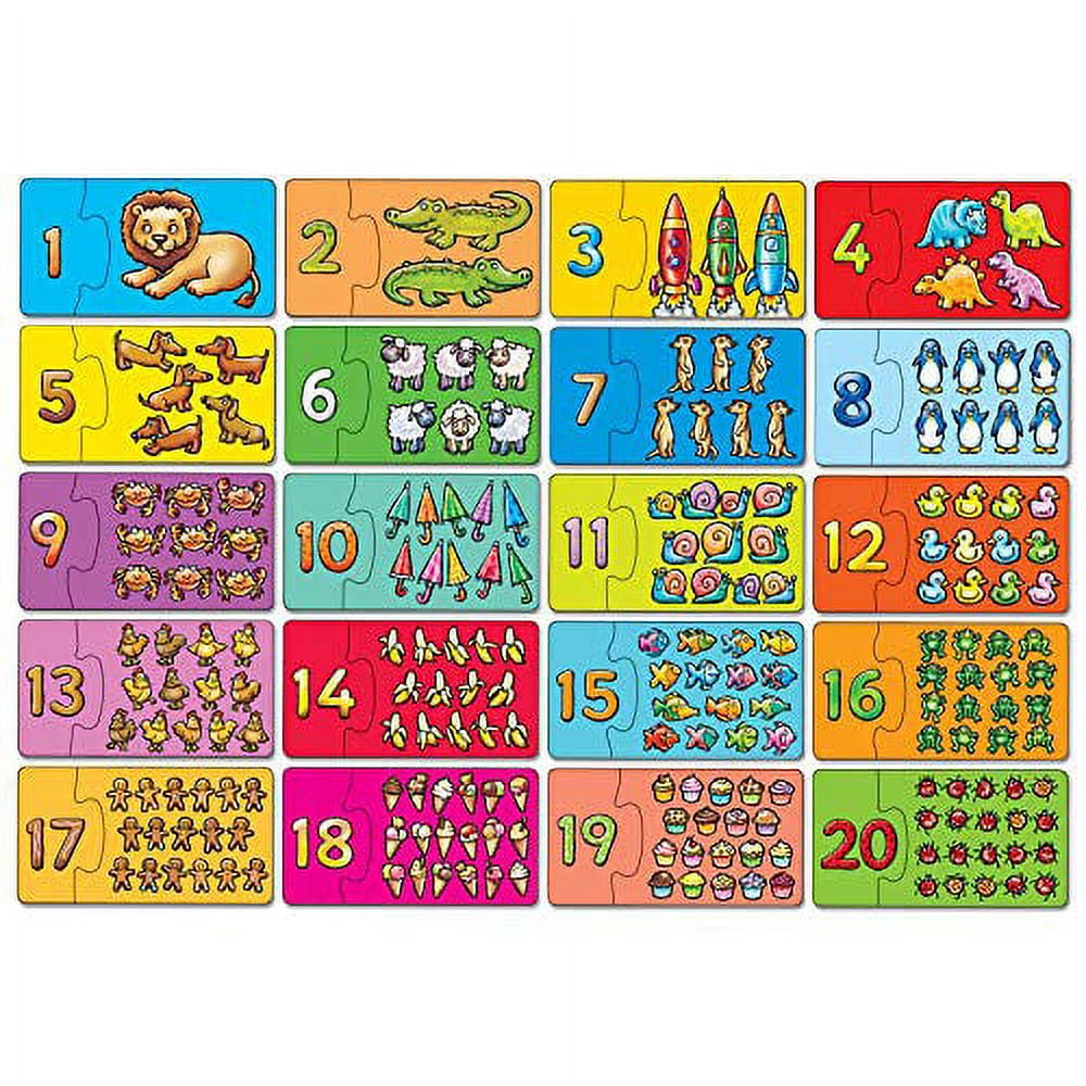 Orchard Toys Match and Count - Learn 1-20 - Educational Jigsaw