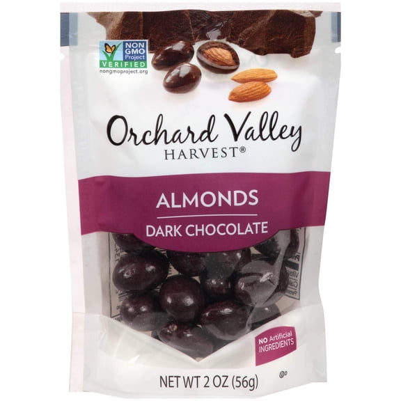 Orchard Valley Dark Chocolate Almond, 2 Ounce - 30 per case.