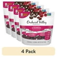 (4 pack) Orchard Valley Harvest Dark Chocolate Cherries, 1 oz (Pack of