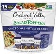 thumbnail image 1 of Orchard Valley Harvest Salad Toppers Glazed Walnuts and Berries, 0.85 Ounce Bags (Pack of 15), Salad Toppings, Non-GMO, No Artificial Ingredients, 1 of 4