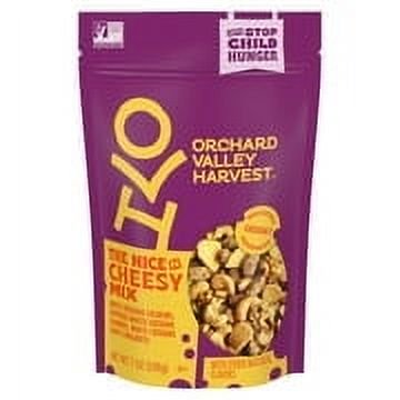 Orchard Valley Harvest Nice N Cheesy Mix, 7 oz (Pack of 1), White Cheddar Almonds, Cashews, Chips, Walnuts, Non-GMO, 6g Of Protein Per Serving, Salty, On-The-Go Snack For The Whole Family