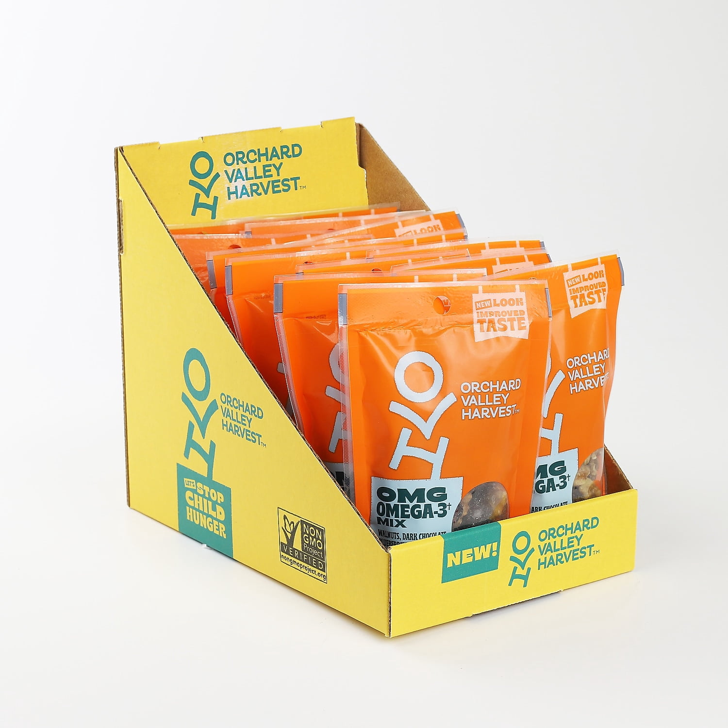 Orchard Valley Harvest Omega-3 Mix, Chocolate Nut Trail Nutrition