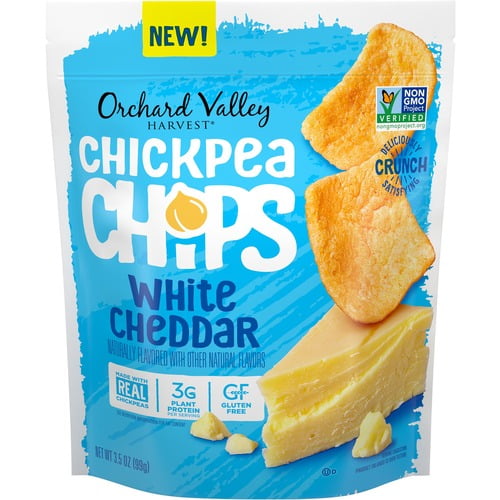 Orchard Valley Harvest White Cheddar Chickpea Chips Glutenfree
