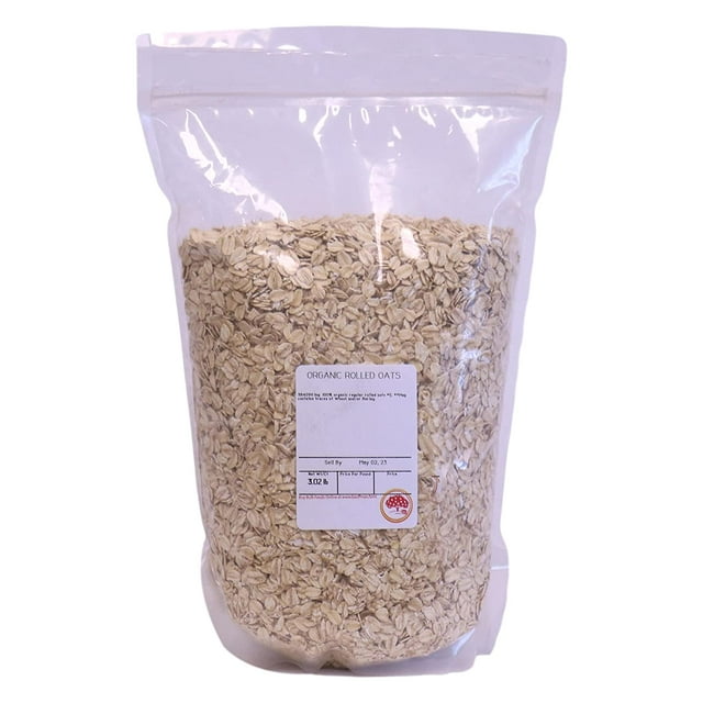 Orchards Organic Rolled Oats In Bulk, Regular/Old-Fashioned, Non-GMO, 3 ...