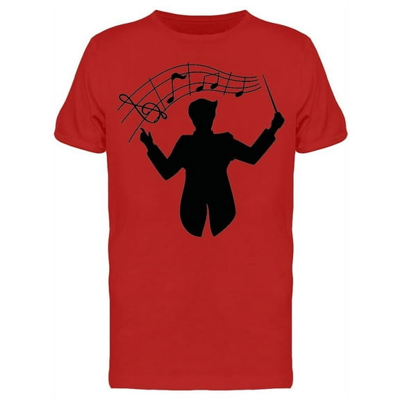 Orchestra Conductor Silhouette Tee Men's -Image by Shutterstock