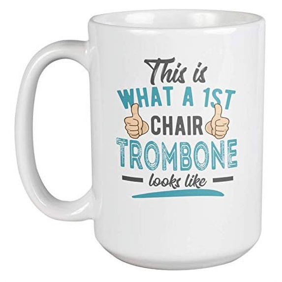 Orchestra Trombonist Coffee & Tea Gift Mug for Trombone Player & Musician (15oz)