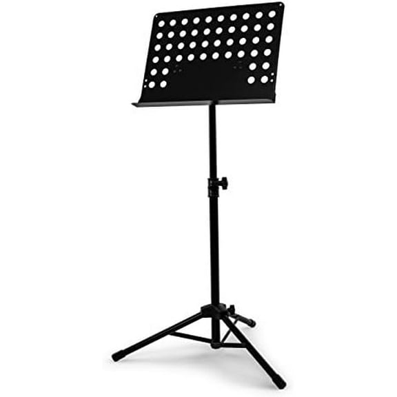 Orchestral Music Stand with Perforated Desk (NBS-1310)$$Music