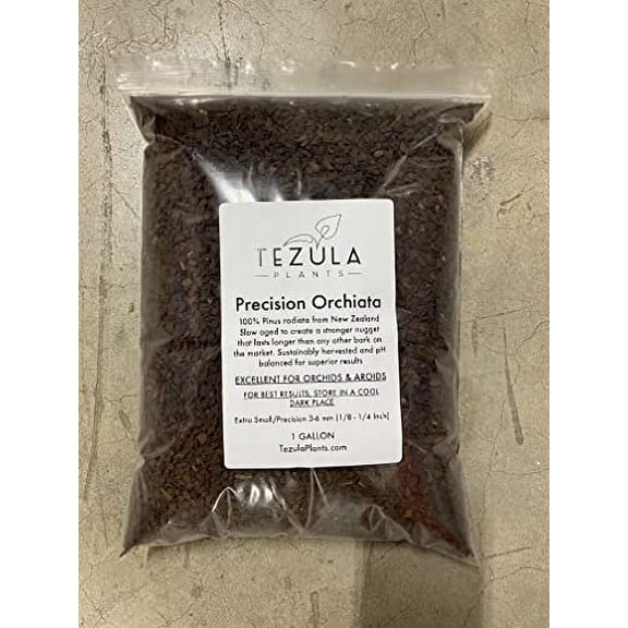 Orchiata Precision (Extra Small) Pine Bark (3-4mm 1/8"-1/4") Pinus radiata - 1 Gallon