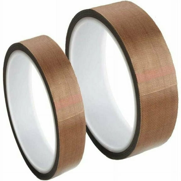 Orchid -2 Pieces Of High-Temperature Tape, Teflon Tape, 2 Sizes With A Thickness Of 0.13Mm And A Length Of 10M, High Ptfe Tape/Teflon Tape