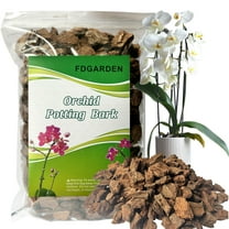 Orchid Barks Organic New Zealand Pine Bark for Orchids Bark Potting Mix Natural New Zealand Pinus Radiata Bark Medium Chips 8-15mm 2 quart Orchid Potting Bark