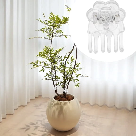 Orchid Clips, Plant Clips for Climbing Plants, Secured Plastic Flower Clips, Garden Clips, Vine Clips, Orchid Clips for Plants Support, Trellis Clips, Greenhouse Vine Plant Clips, Plant Support Clips