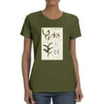 thumbnail image 1 of Orchid Field Notes Iii. T-Shirt Women -Naomi McCavitt Designs, Female Medium, 1 of 4