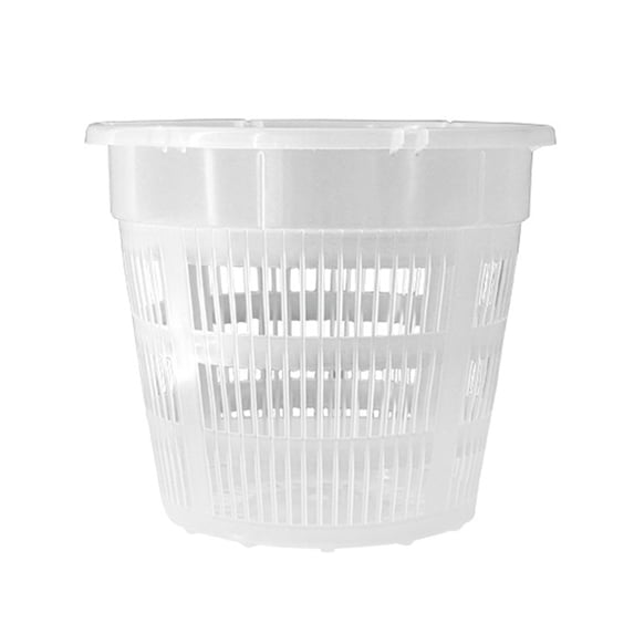Orchid Flower Pot Clear Orchid Pot with Drainage Holes Raised Bottom Breathable Slotted Plant Pot for Repotting Indoor Outdoor Use