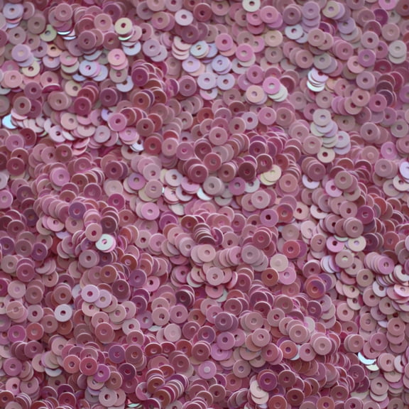 Orchid Pink Sequins 3mm Opaque Rainbow Iris Made in USA