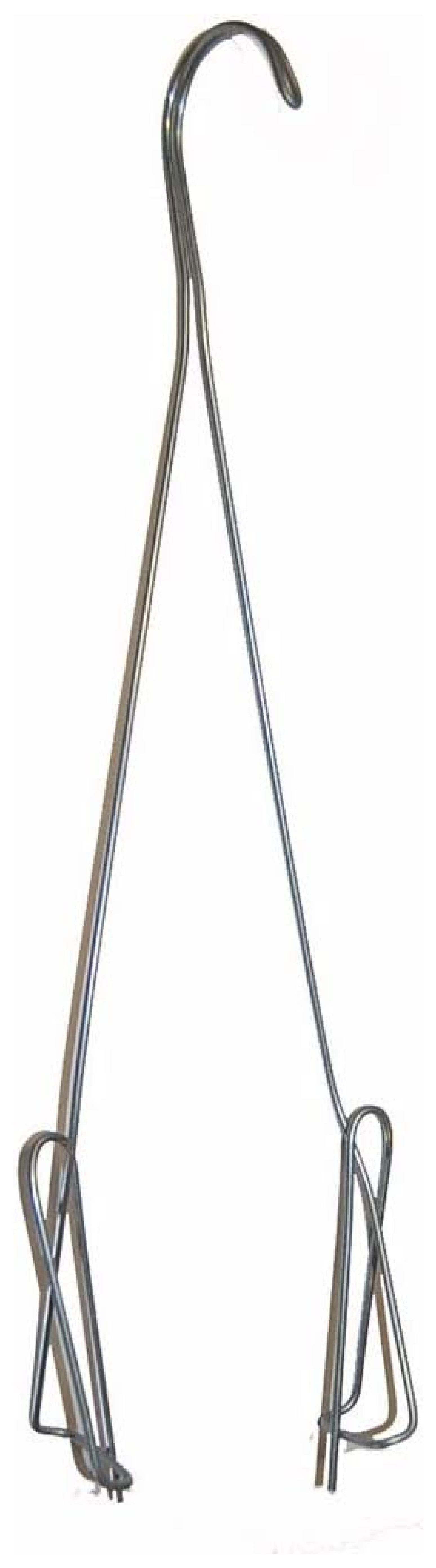 Orchid Pot Hangers, 24 inches TL, Double Shanks, 6 Pak (6)