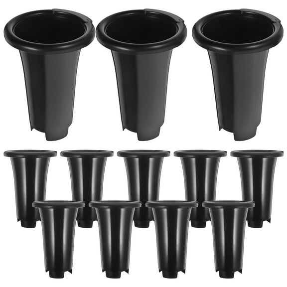 KAKOWELY Orchid Black 12Set 7.7X5.3X5.3in