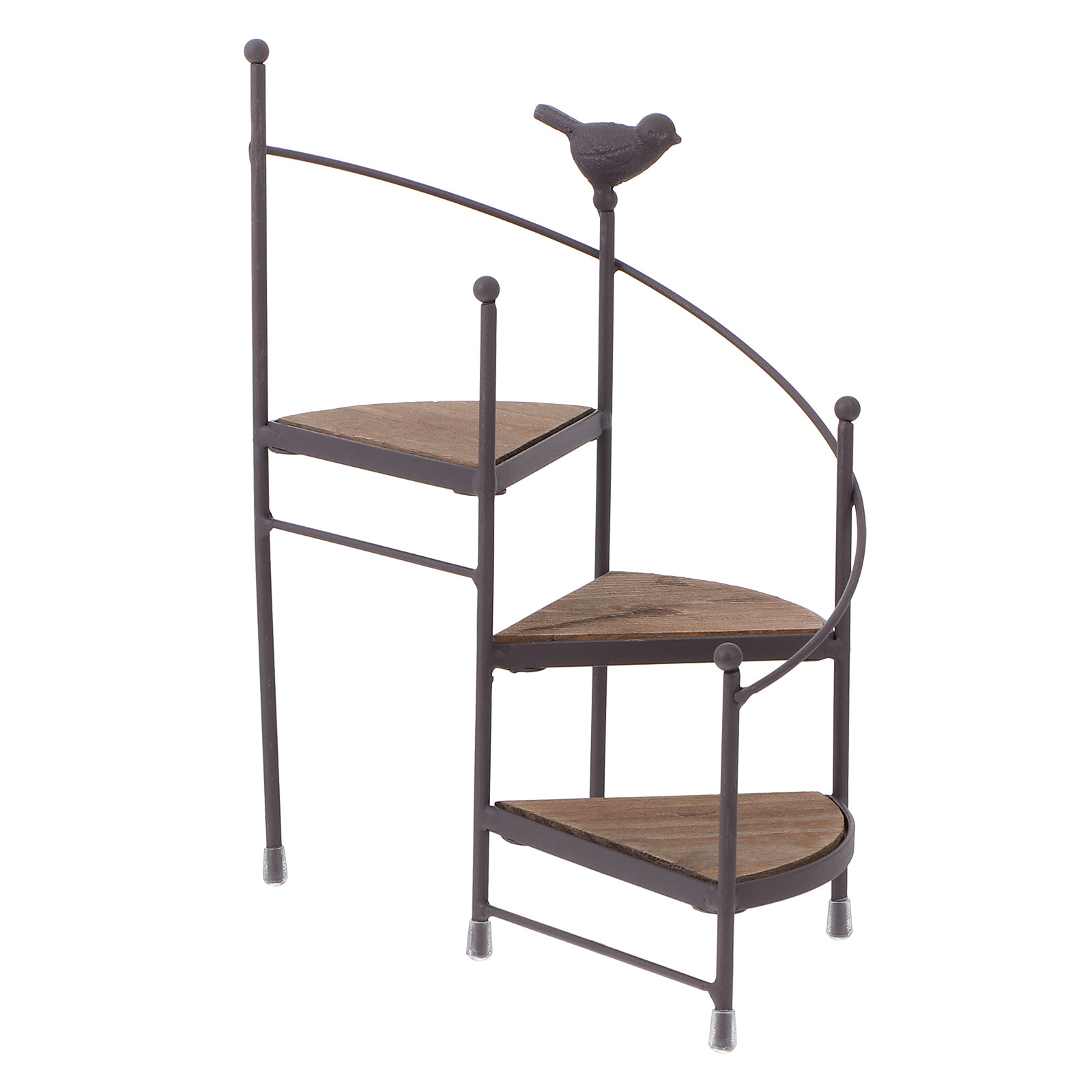 Orchid Pot Shelf Flower Ladder Three-tier Rotating Rack - Walmart.com