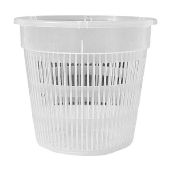 Orchid Pots with Holes for Repotting, 5 Pack 4 Inch Clear Plant Pots with Drainage Indoor Outdoor, Plastic Flower Plant Pot Indoor Outdoor, Slotted Orchids Planter L5R0