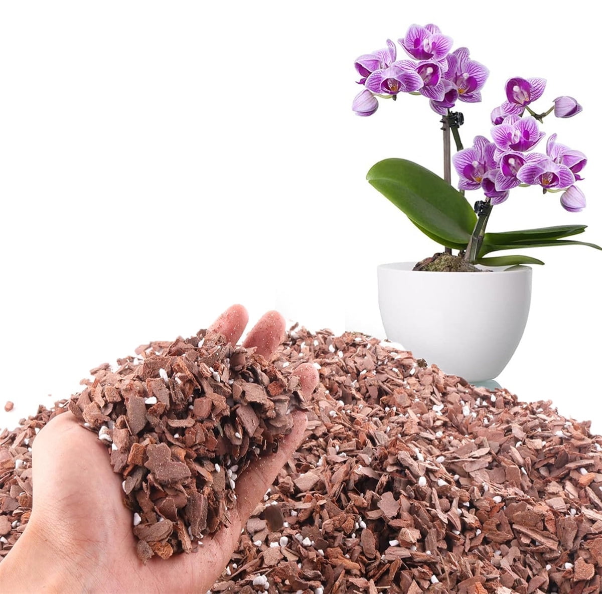 Orchid Potting Mix Orchid Bark,8QT Orchid Soil Potting Mix,Orchid