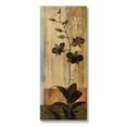 thumbnail image 1 of Orchid Silhouette Modern Linear Shapes Botanical & Floral Graphic Art Gallery Wrapped Canvas Print Wall Art, 1 of 7