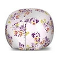 thumbnail image 1 of Orchid Storage Toy Bag Chair, Oriental Flowers with Ombre Style Background Blooming Design, Stuffed Animal Organizer Washable Bag, Large Size, Pale Pink Cream, by Ambesonne, 1 of 3