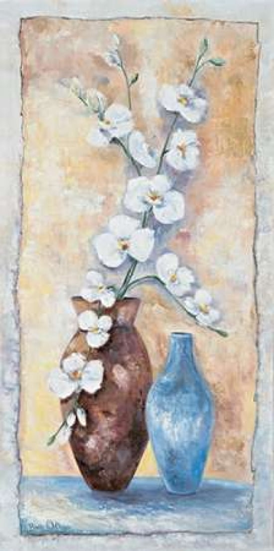 Orchid composition I Canvas Art - Rian Withaar (10 x 20)