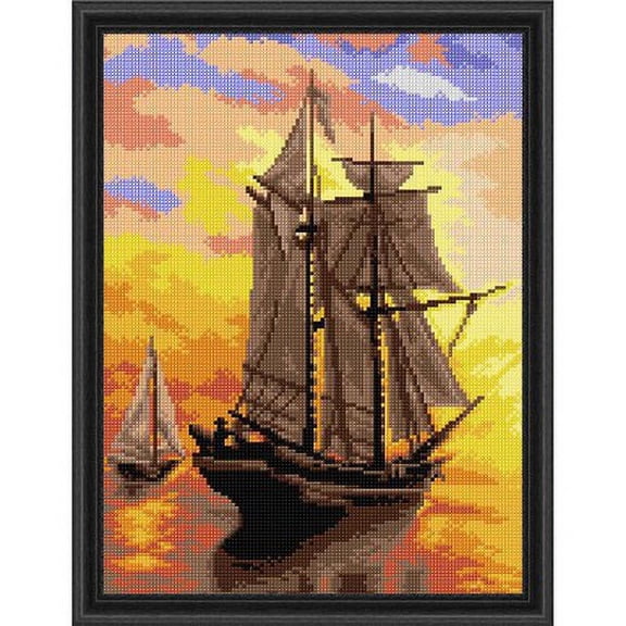 Orchidea A Calm Sunset in the Bay of Fundy Needlepoint Canvas