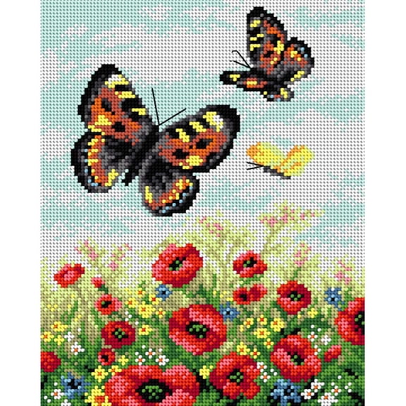 Orchidea Butterfly Needlepoint Canvas