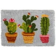 thumbnail image 1 of Orchidea Cactus Plant Trio Latch Hook Kit, 1 of 2