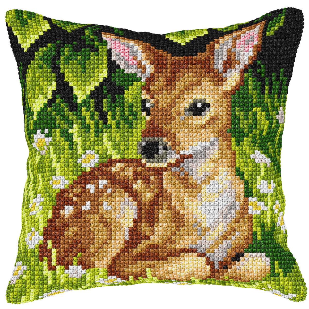 Orchidea Cushion Cross Stitch Kit Deer 99014