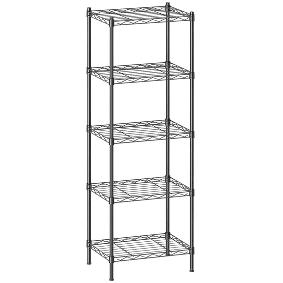 Orchidleaf Storage Shelves - Garage Shelving Heavy Duty Adjustable Metal Shelving Unit for Kitchen, Bathroom, Living Room, Garage, Easy Assembly