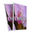 thumbnail image 1 of Orchids (2-PACK) 24" x 36" Plastic Signs | Sign Insert 4mm Corrugated Plastic Signs Storefront Window Poster, 1 of 2