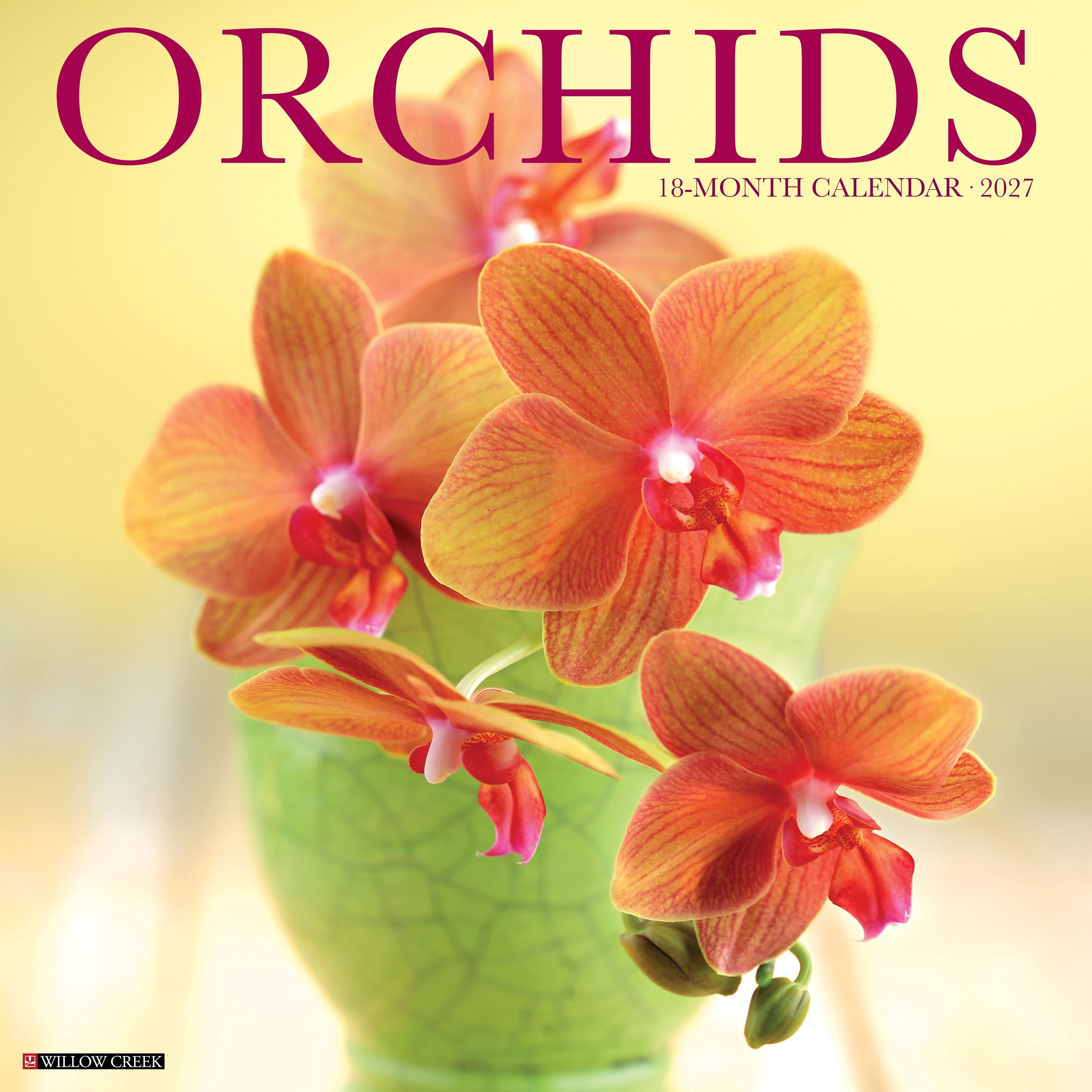 Willow Creek Press, Orchids 2027 Wall Calendar