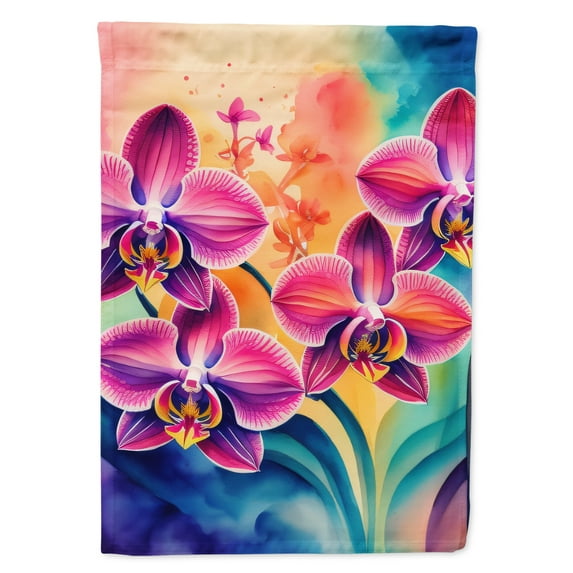 Orchids in Color House Flag 28 in x 40 in