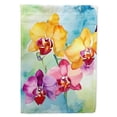 thumbnail image 1 of Orchids in Watercolor Garden Flag 11.25 in x 15.5 in, 1 of 5