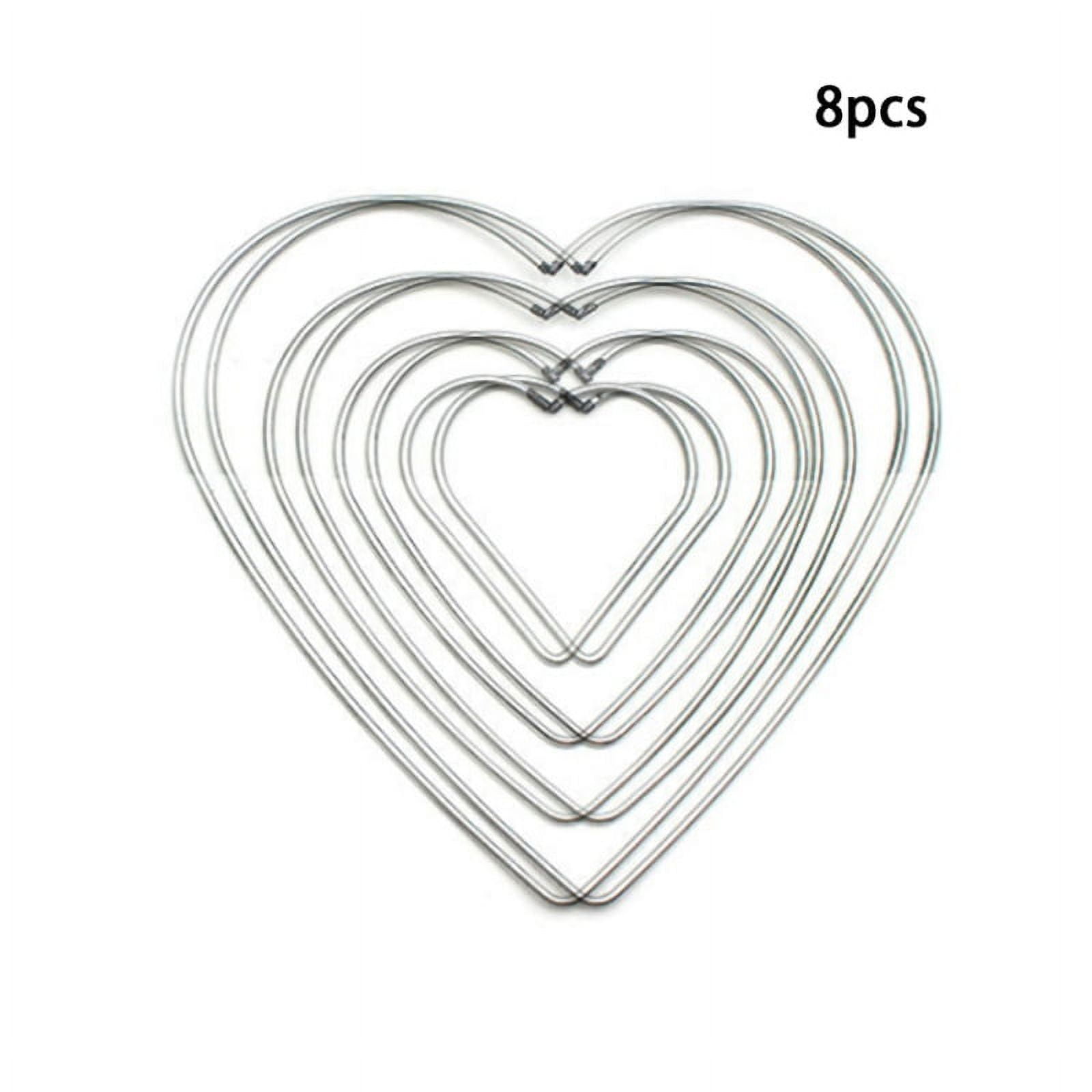 Orchip Metal Wreath Frame Star Heart Moon Triangle Wire Wreath