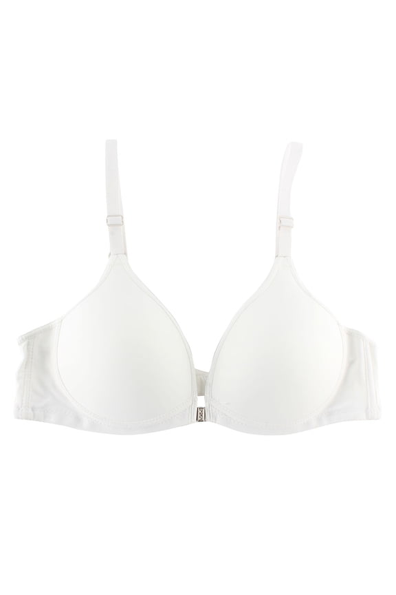 Women Push Up Bra Wireless Front Closure Maximum Cleavage Seamless Bras