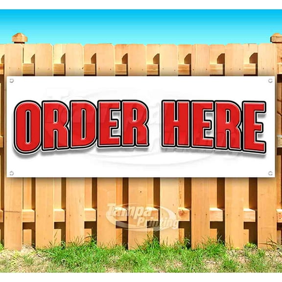 Order Here 13 oz Vinyl Banner With Metal Grommets